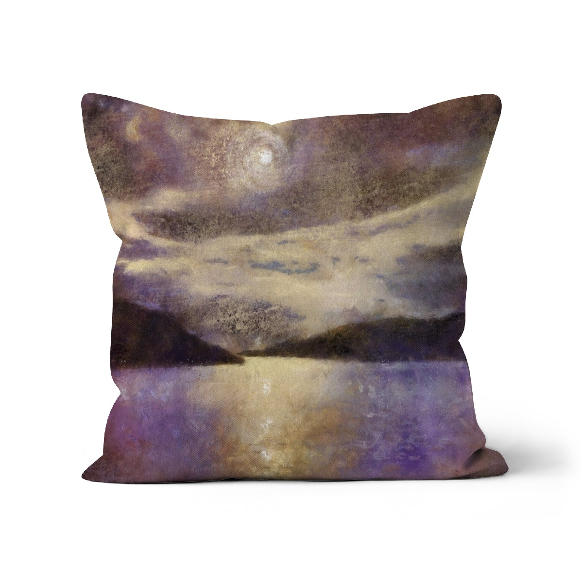 Moonlight Meets Lewis & Harris Art Gifts Cushion | Hebridean Islands Art Gallery | Paintings, Prints, Homeware and Art Gifts From Scotland By Scottish Artist Kevin Hunter