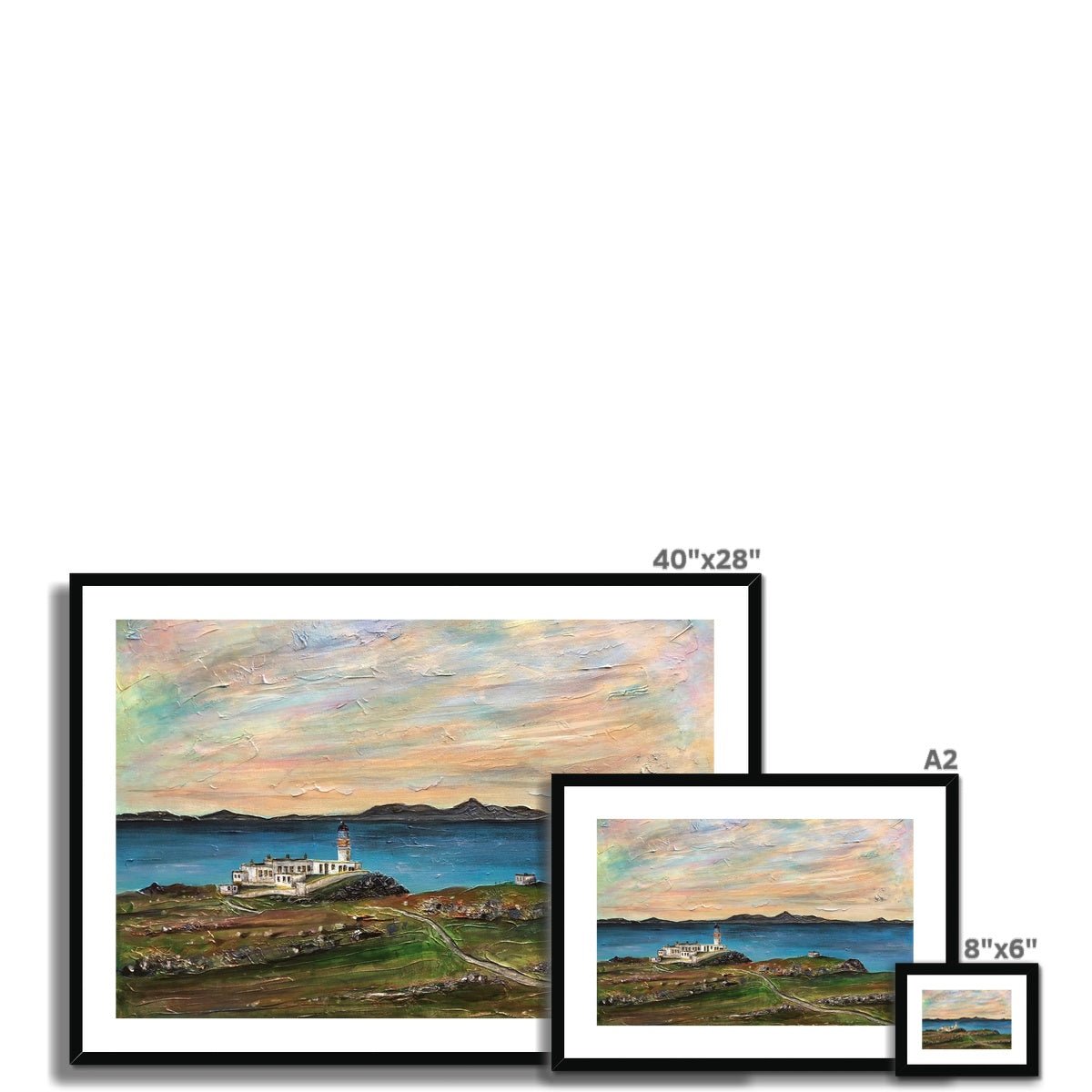 Neist Point Skye Painting | Framed & Mounted Prints From Scotland