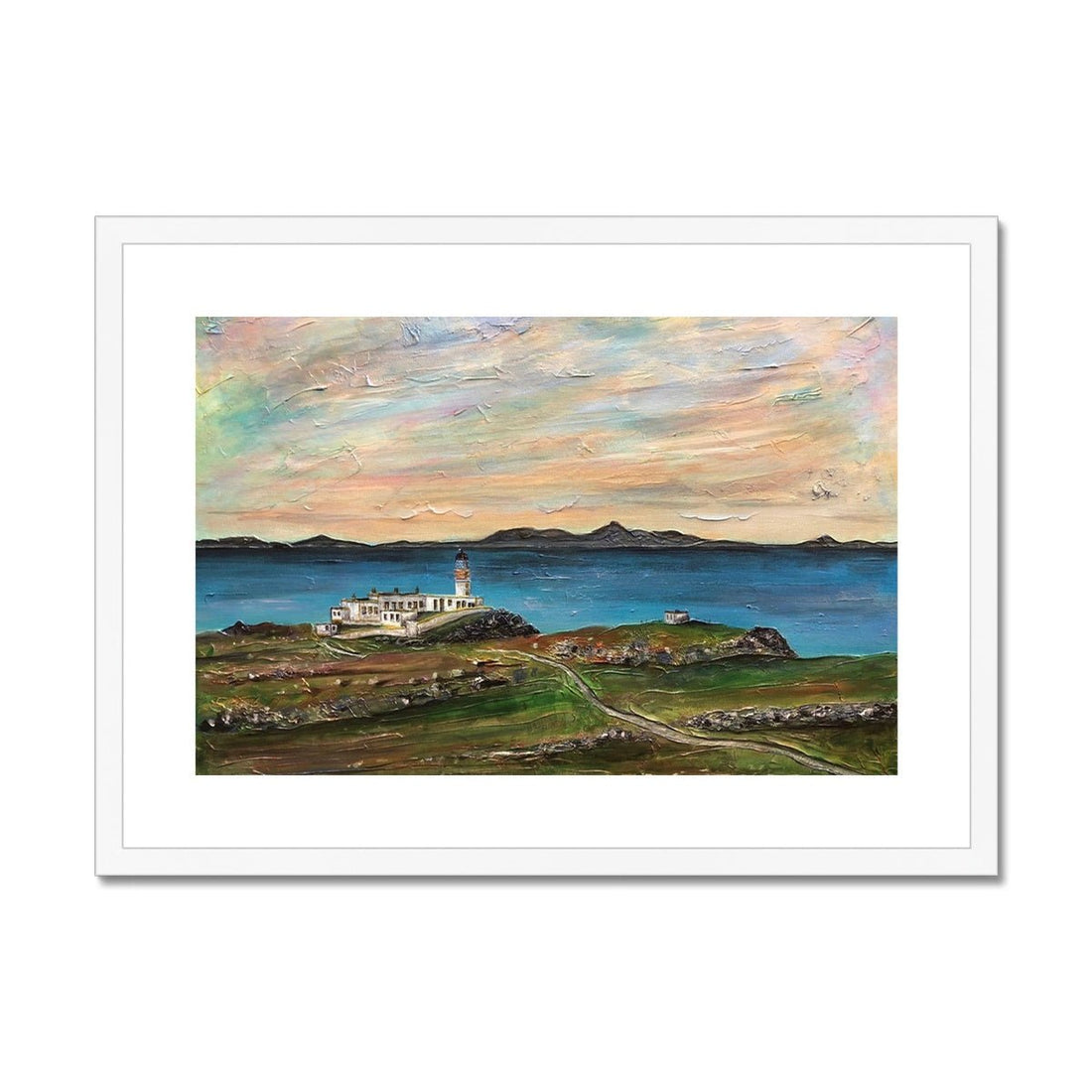 Neist Point Skye Painting | Framed &amp; Mounted Prints From Scotland