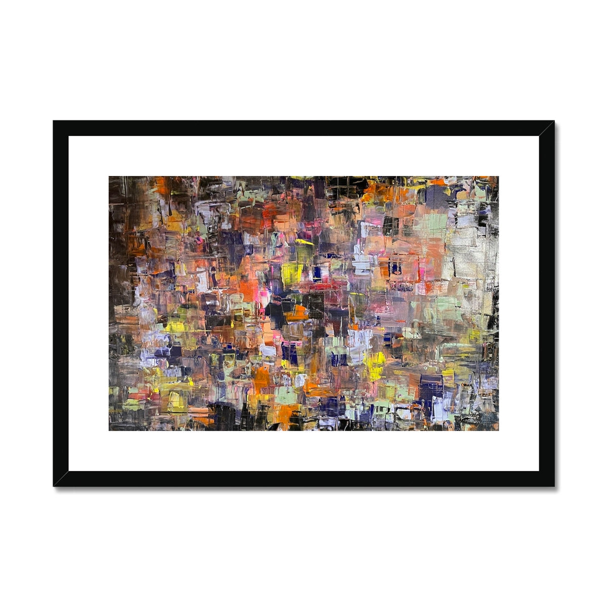 Never Enough Abstract Painting | Framed &amp; Mounted Prints From Scotland