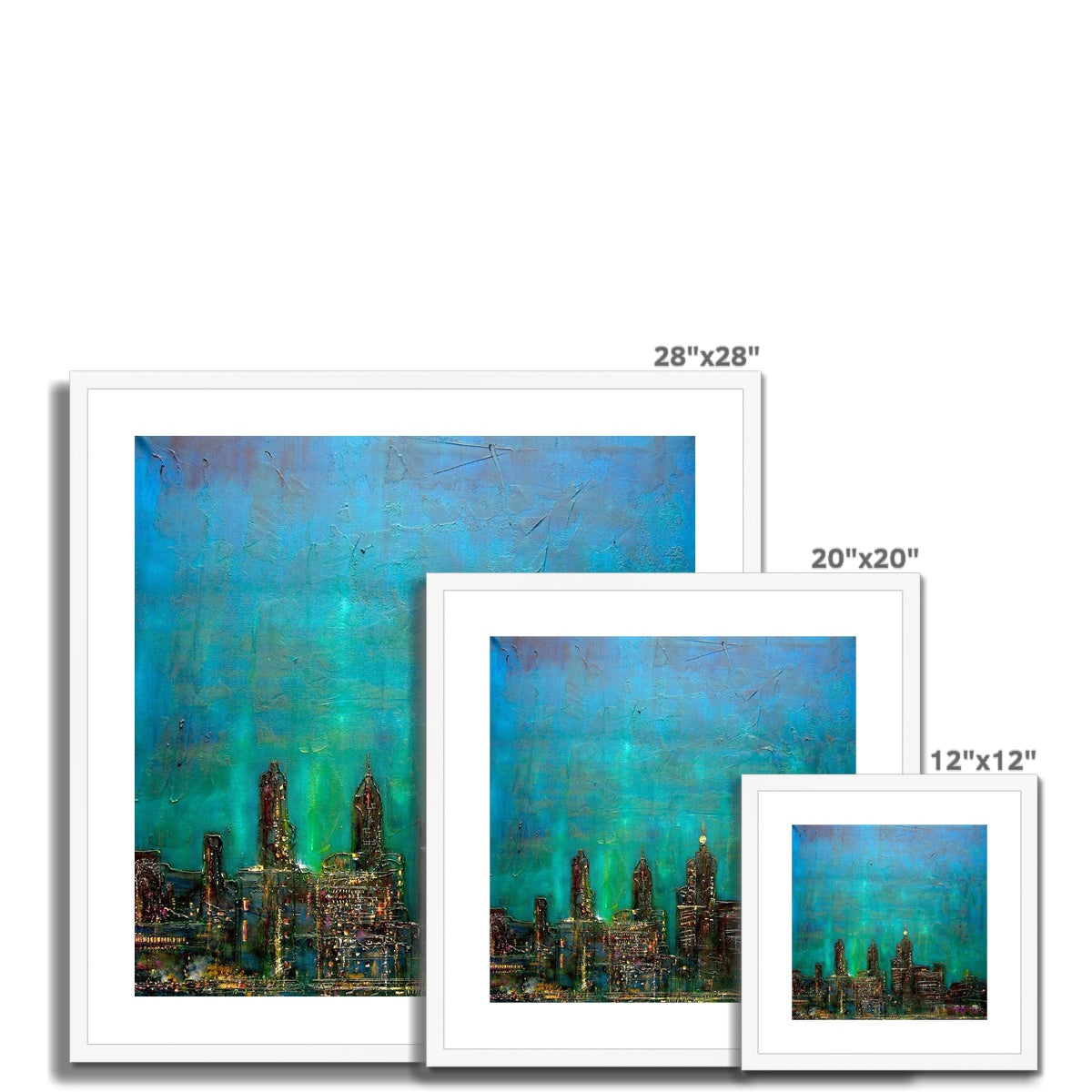 New York Nights Painting | Framed & Mounted Prints From Scotland