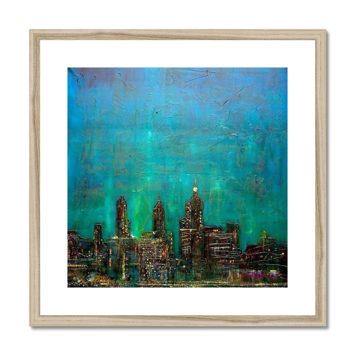 New York Nights Painting | Framed & Mounted Prints From Scotland