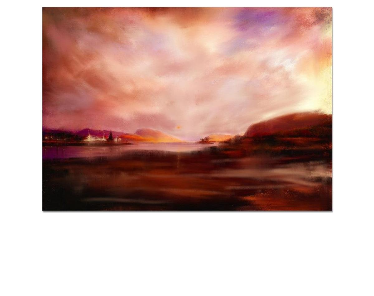 Plockton Sunset-art-painting-scotland