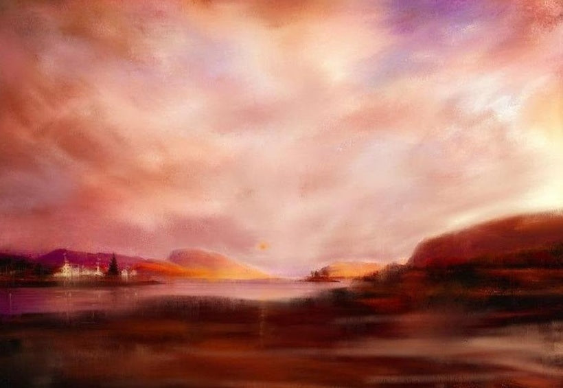 Plockton Sunset Art Prints from my Highlands & Lowlands Art Gallery Collection