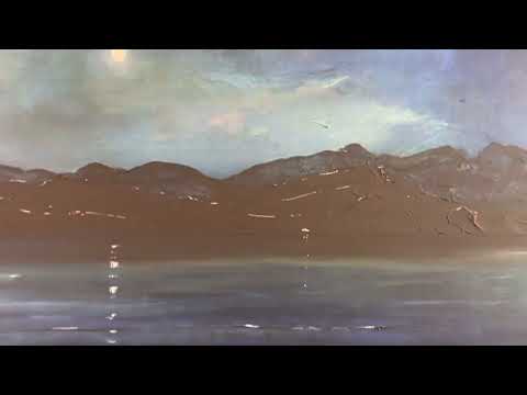 Arran Prussian Twilight Original Scottish Landscape Painting