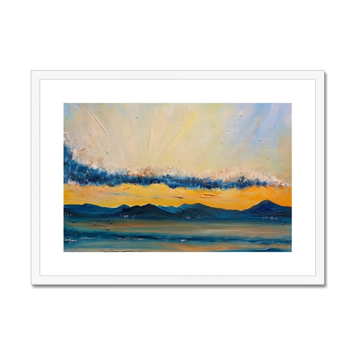 River Clyde From Skelmorlie Painting | Framed &amp; Mounted Prints From Scotland