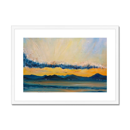 River Clyde From Skelmorlie Painting | Framed &amp; Mounted Prints From Scotland