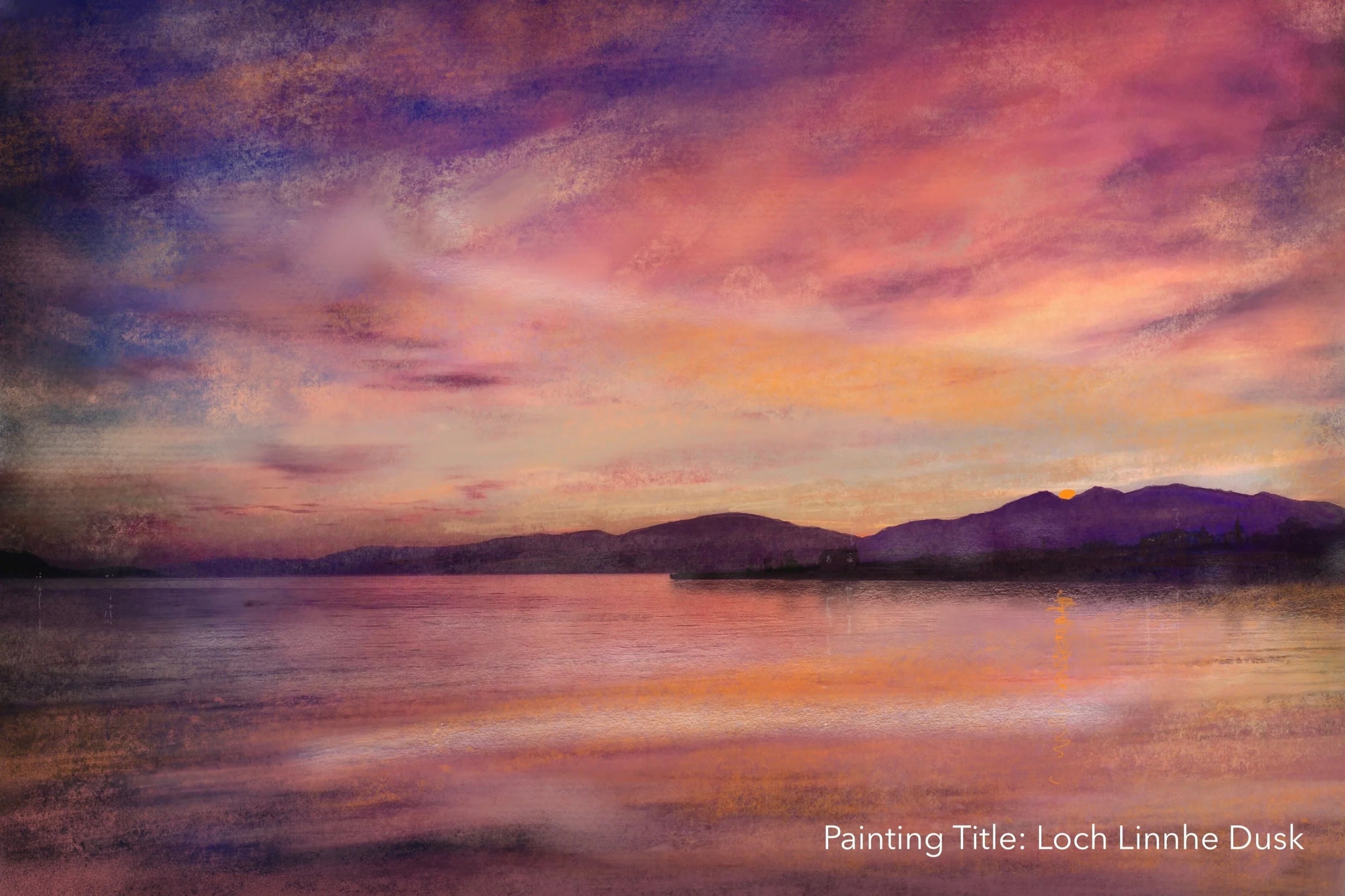 Scottish Loch Giclee Art Prints From Scotland-Scottish Lochs & Mountains Art Gallery