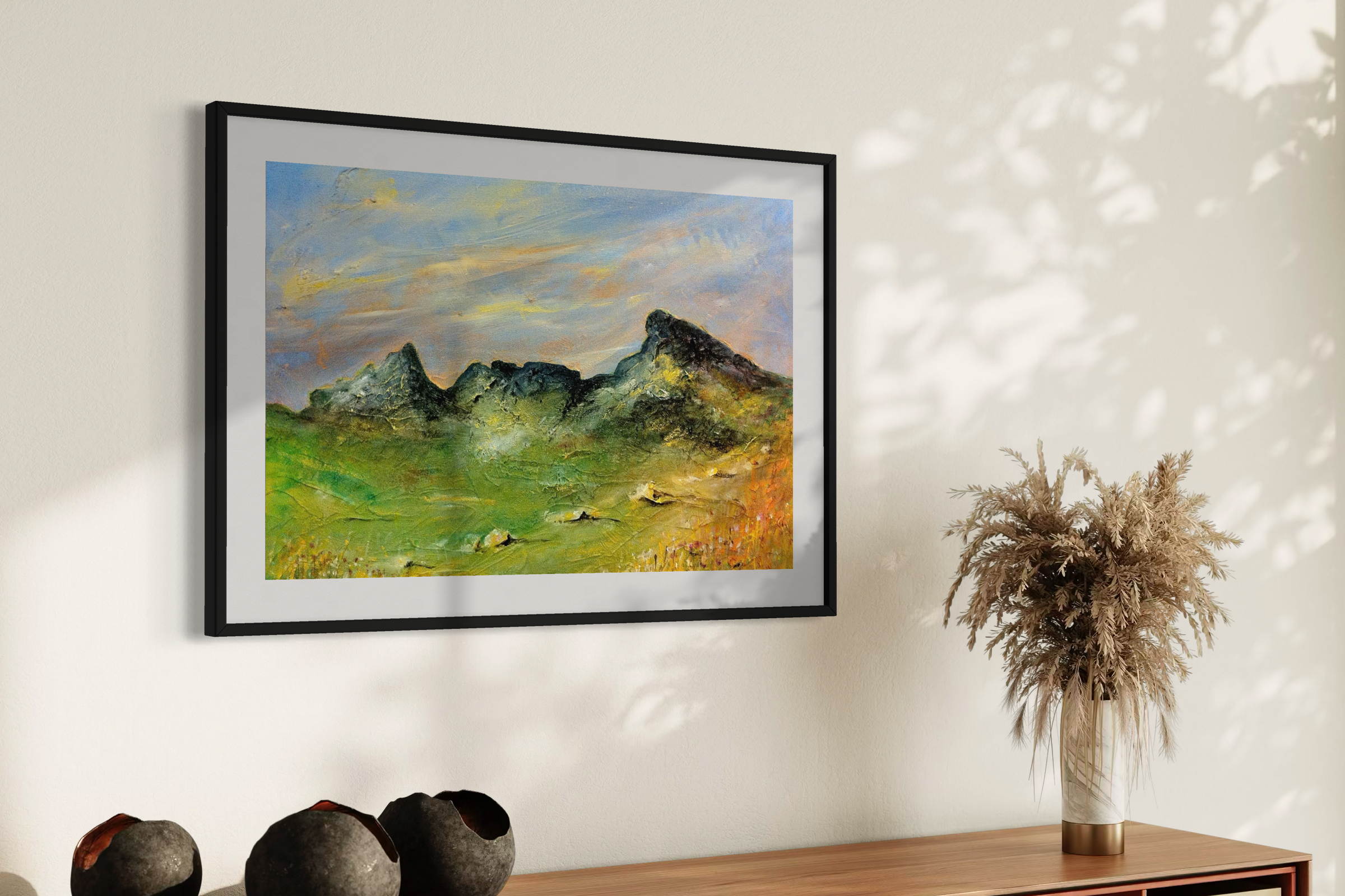 Scottish Mountain Giclee Art Prints From Scotland-Scottish Lochs &amp; Mountains Art Gallery