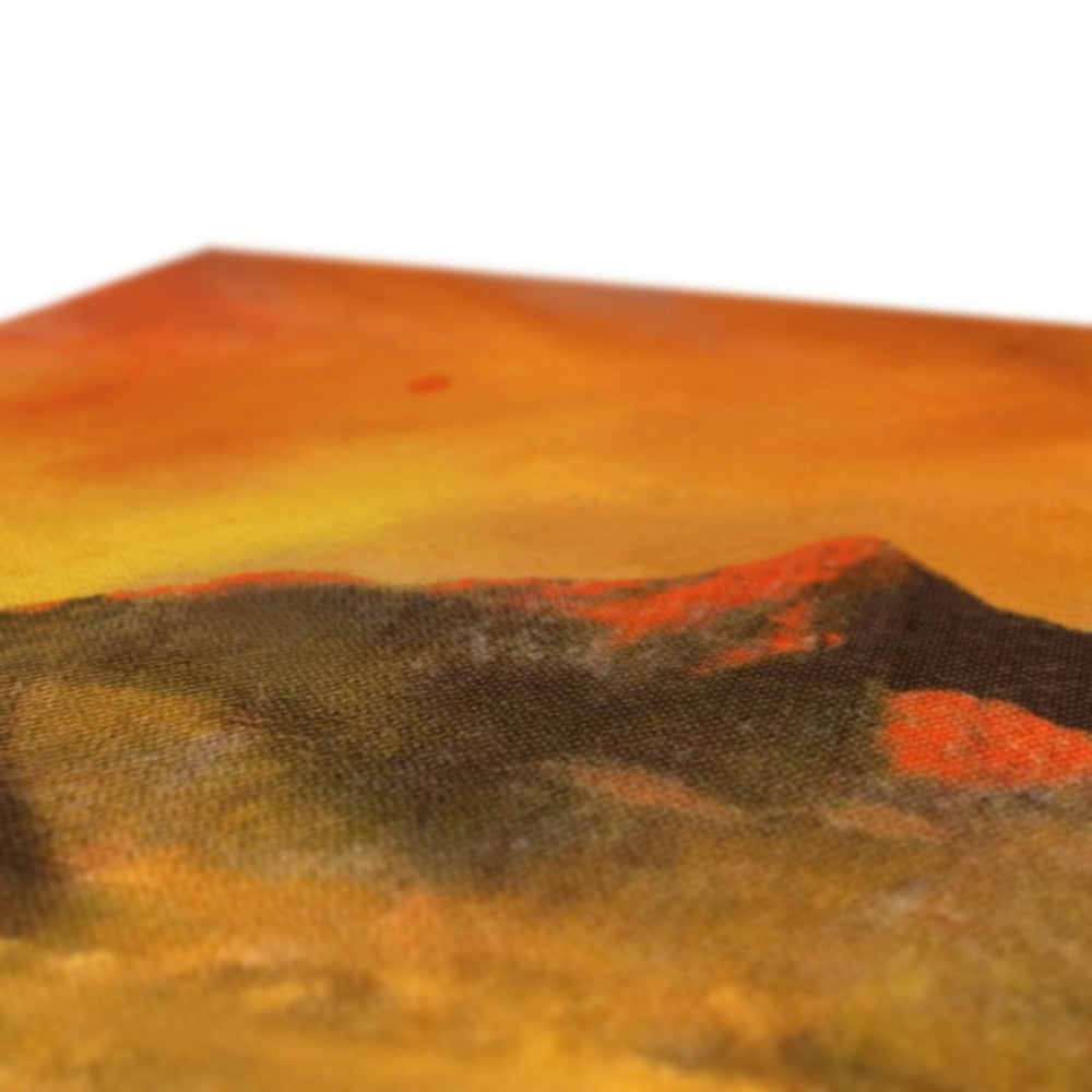 Skye Red Moon Cuillin Canvas