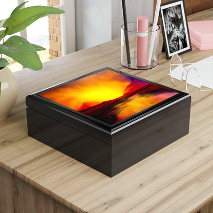 Skye Sunset | Art Jewellery Box | Scotland