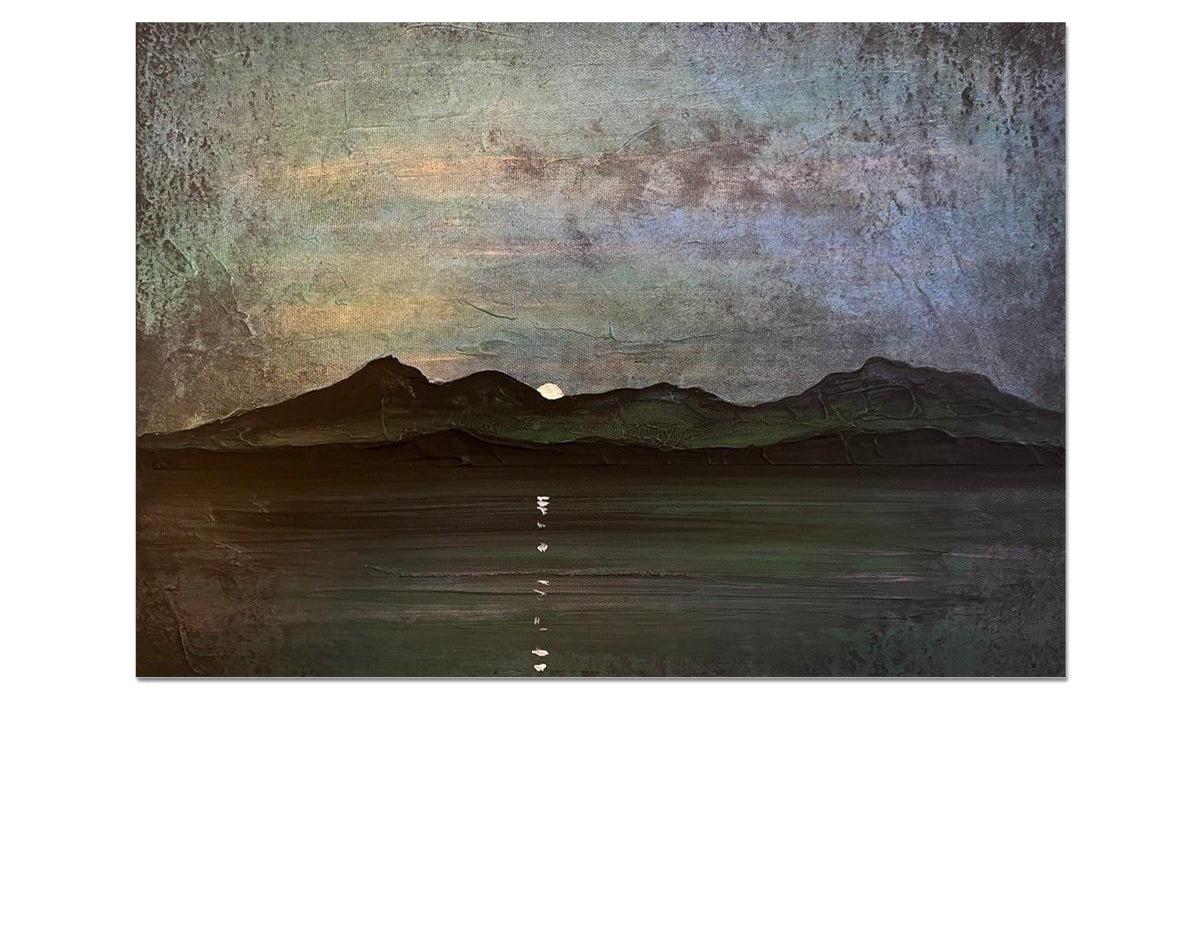 Sleeping Warrior Moonlight Arran Art Prints