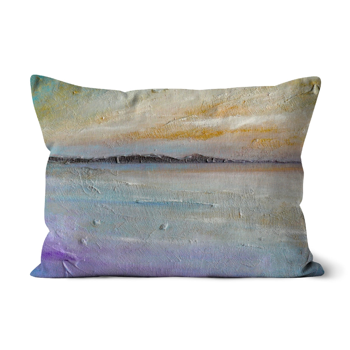 Sollas Beach North Uist Art Gifts Cushion | Hebridean Islands Art Gallery | Paintings, Prints, Homeware and Art Gifts From Scotland By Scottish Artist Kevin Hunter