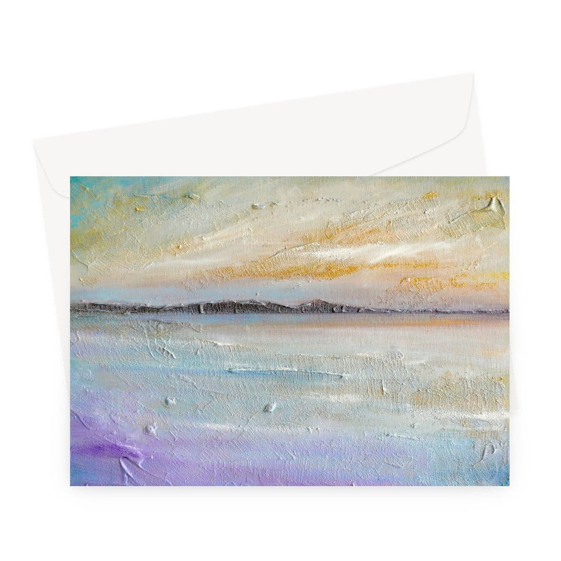 Sollas Beach North Uist Scottish Art Gifts Greeting Card