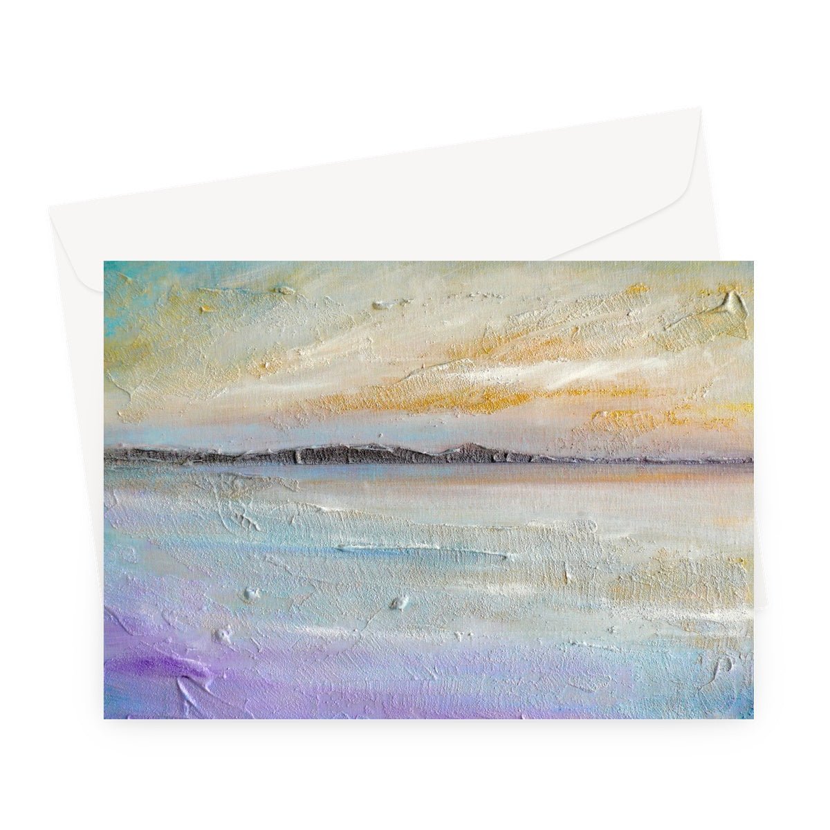 Sollas Beach North Uist Scottish Art Gifts Greeting Card