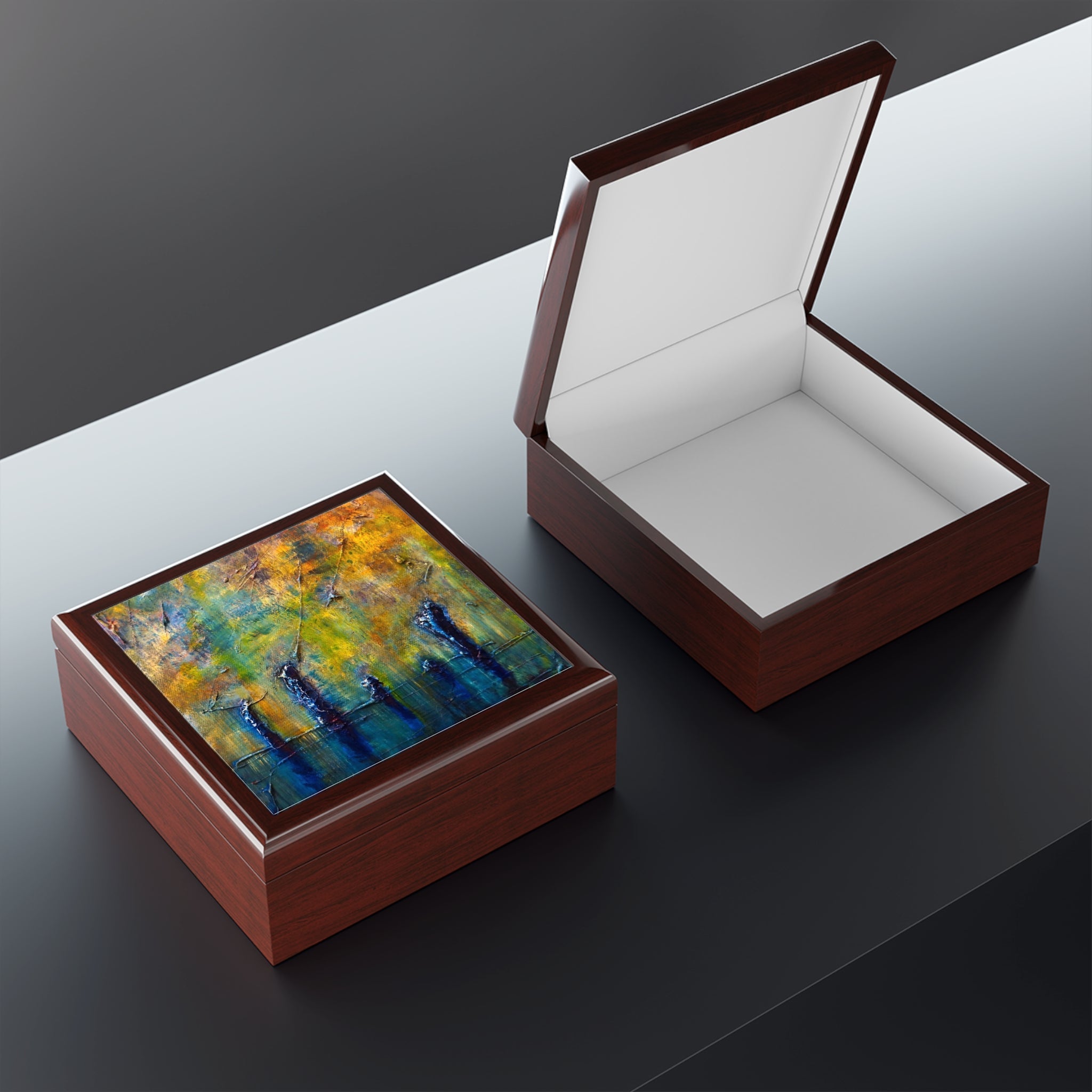 Stenness Moonlight | Art Jewellery Box | Scotland