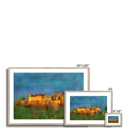 Stirling Castle Painting | Framed &amp; Mounted Prints From Scotland