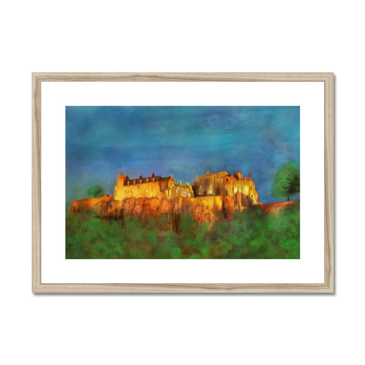 Stirling Castle Painting | Framed &amp; Mounted Prints From Scotland