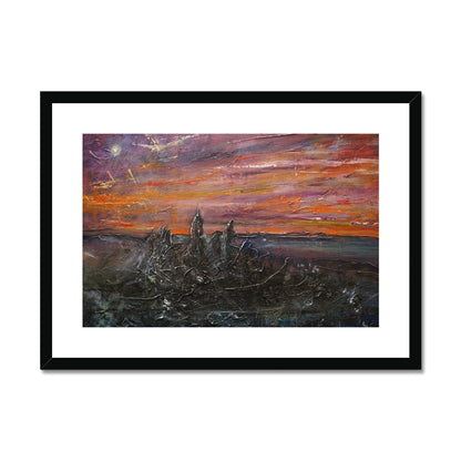 Storr Moonlight Skye Painting | Framed &amp; Mounted Prints From Scotland