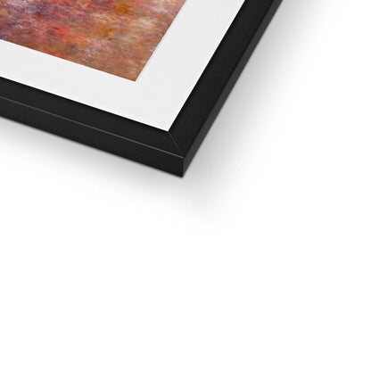 Sunrise Mist Horizon Abstract Painting | Framed &amp; Mounted Prints From Scotland