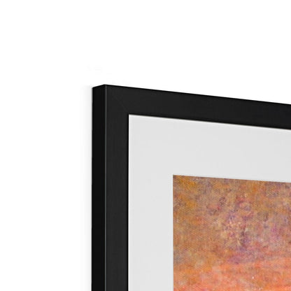 Sunrise Mist Horizon Abstract Painting | Framed &amp; Mounted Prints From Scotland