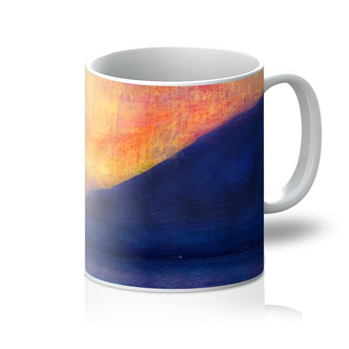 Sunset Approaching Mull Art Gifts Mug | Hebridean Islands Art Gallery | Paintings, Prints, Homeware and Art Gifts From Scotland By Scottish Artist Kevin Hunter