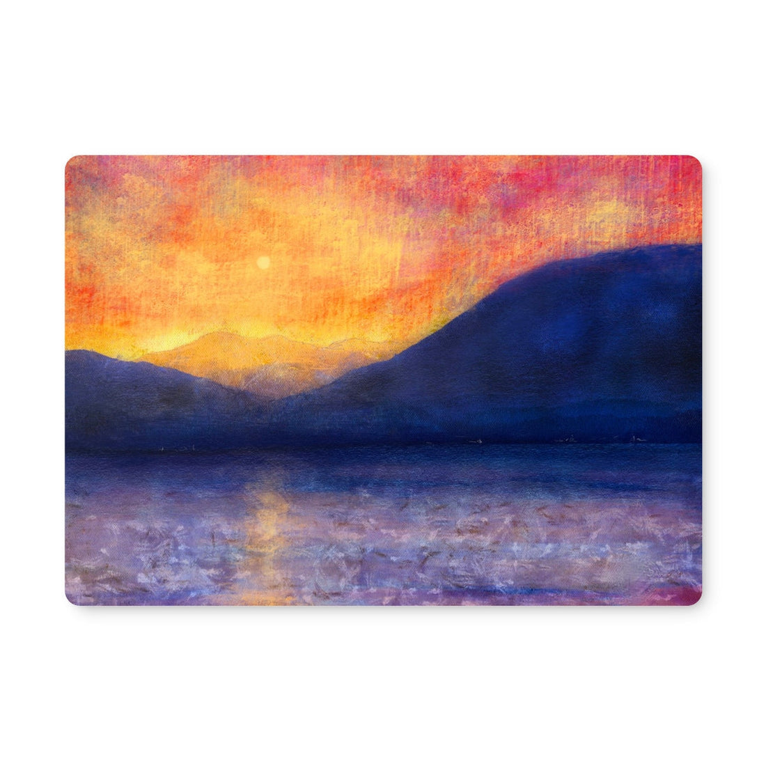 Sunset Approaching Mull | Scottish Art Gifts | Placemat | Hebridean Islands Art Gallery | Paintings, Prints, Homeware and Art Gifts From Scotland By Scottish Artist Kevin Hunter