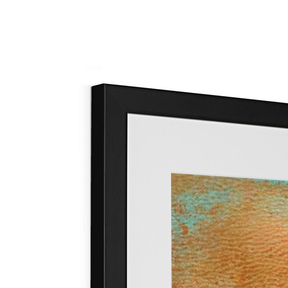 Sunset Horizon Abstract Painting | Framed & Mounted Prints From Scotland