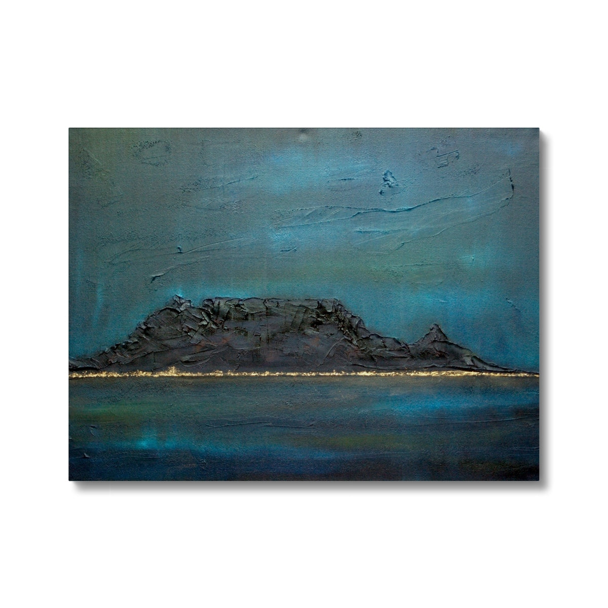 Table Mountain Dusk Canvas | World Art Gallery | Paintings, Prints, Homeware and Art Gifts From Scotland By Scottish Artist Kevin Hunter