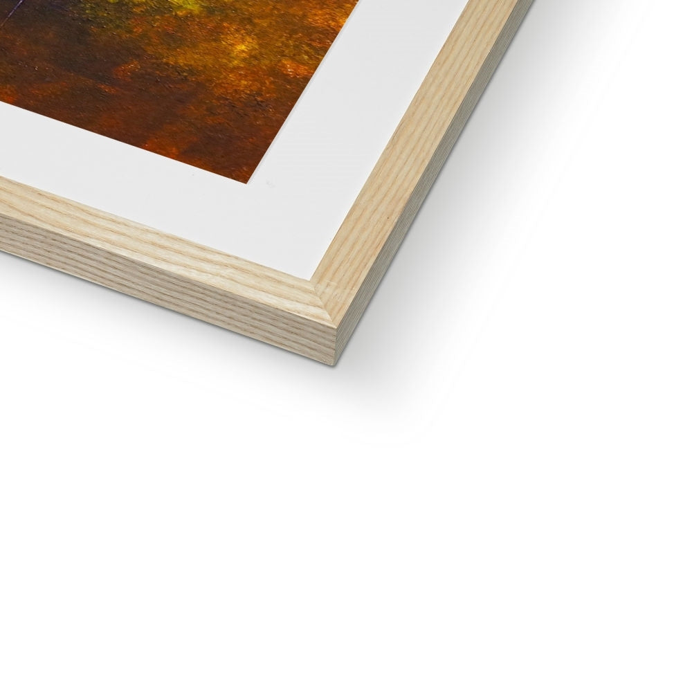 The Autumn Wood Abstract Painting | Framed &amp; Mounted Prints From Scotland