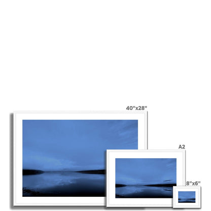 The Blue Hour Loch Fyne Painting | Framed &amp; Mounted Prints From Scotland