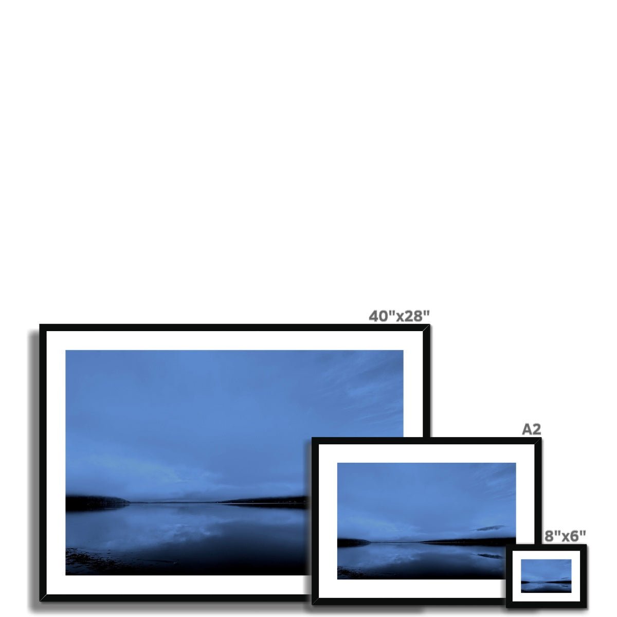 The Blue Hour Loch Fyne Painting | Framed & Mounted Prints From Scotland