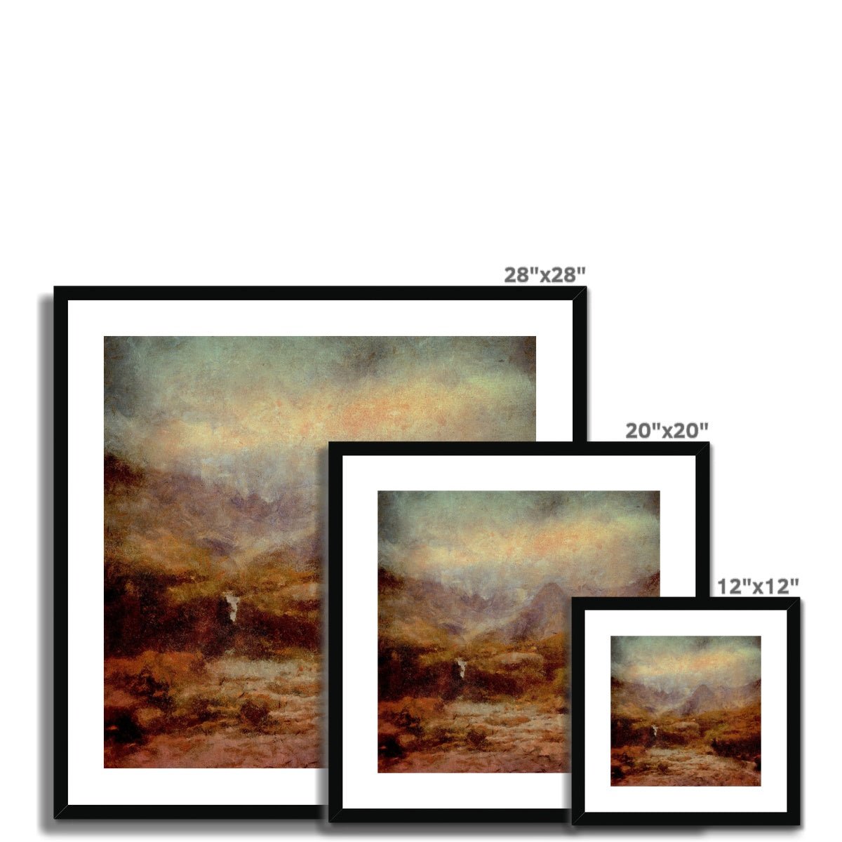 The Brooding Fairy Pools Skye Painting | Framed & Mounted Prints From Scotland