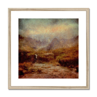 The Brooding Fairy Pools Skye Painting | Framed &amp; Mounted Prints From Scotland