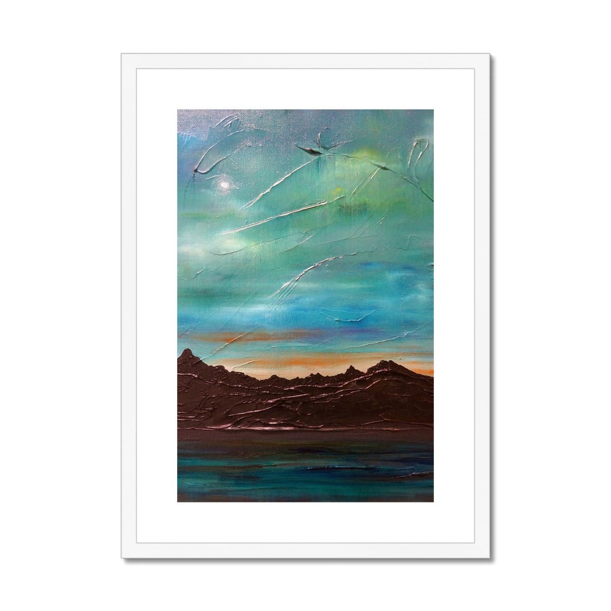 The Cuillin From Elgol Skye Painting | Framed & Mounted Prints From Scotland