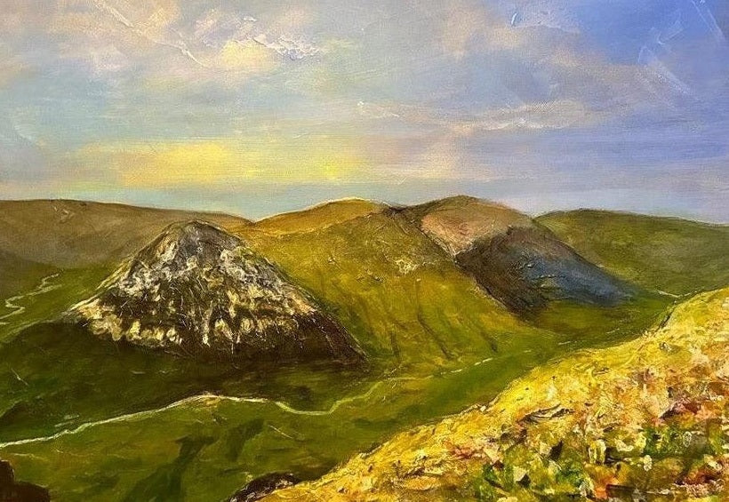 The Devil’s Point From Cairn a Mhaim Art Prints from my Lochs & Mountains Art Gallery Collection