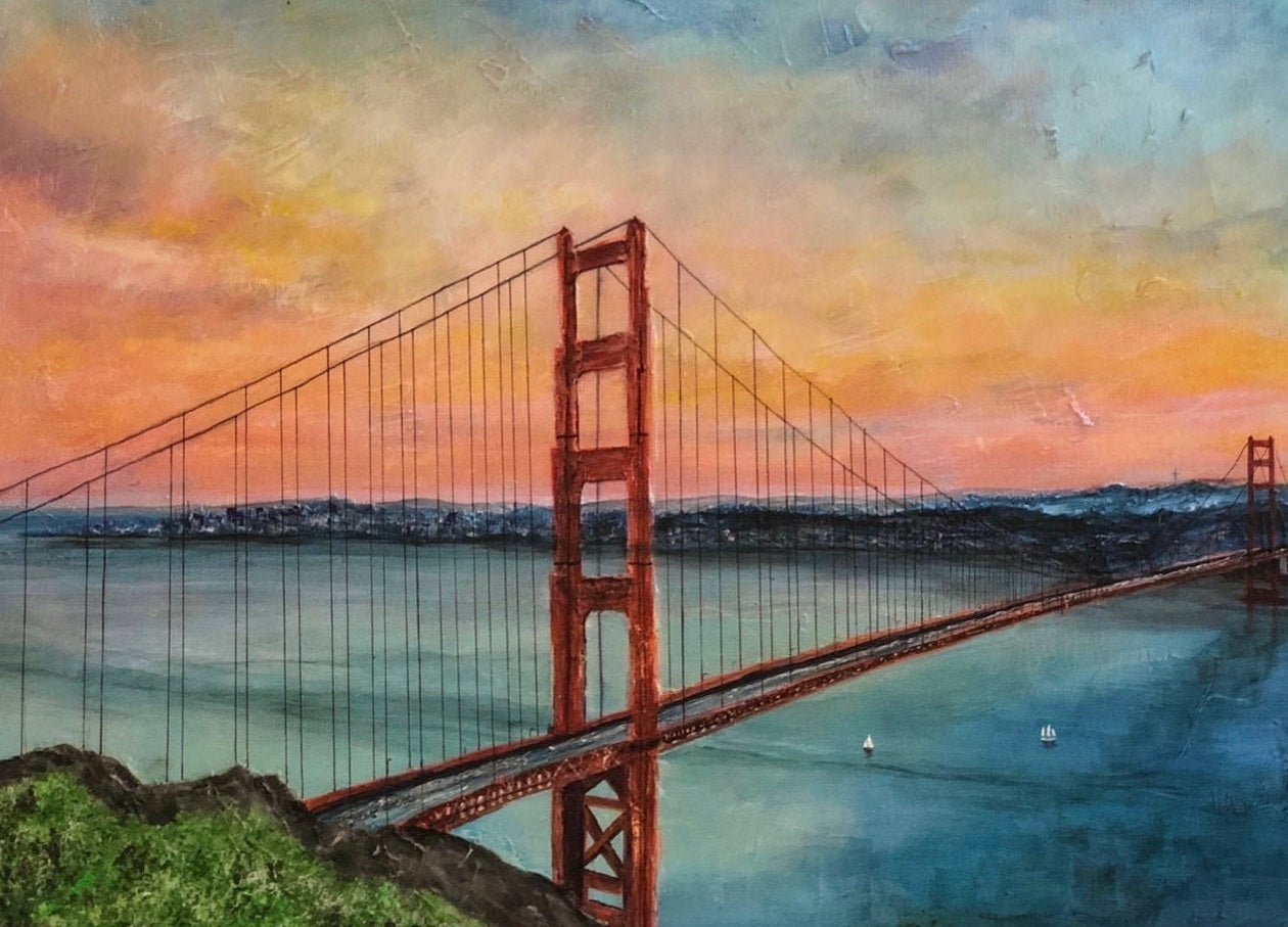 The Golden Gate Bridge Art Prints from my Rest Of The World Art Gallery Collection