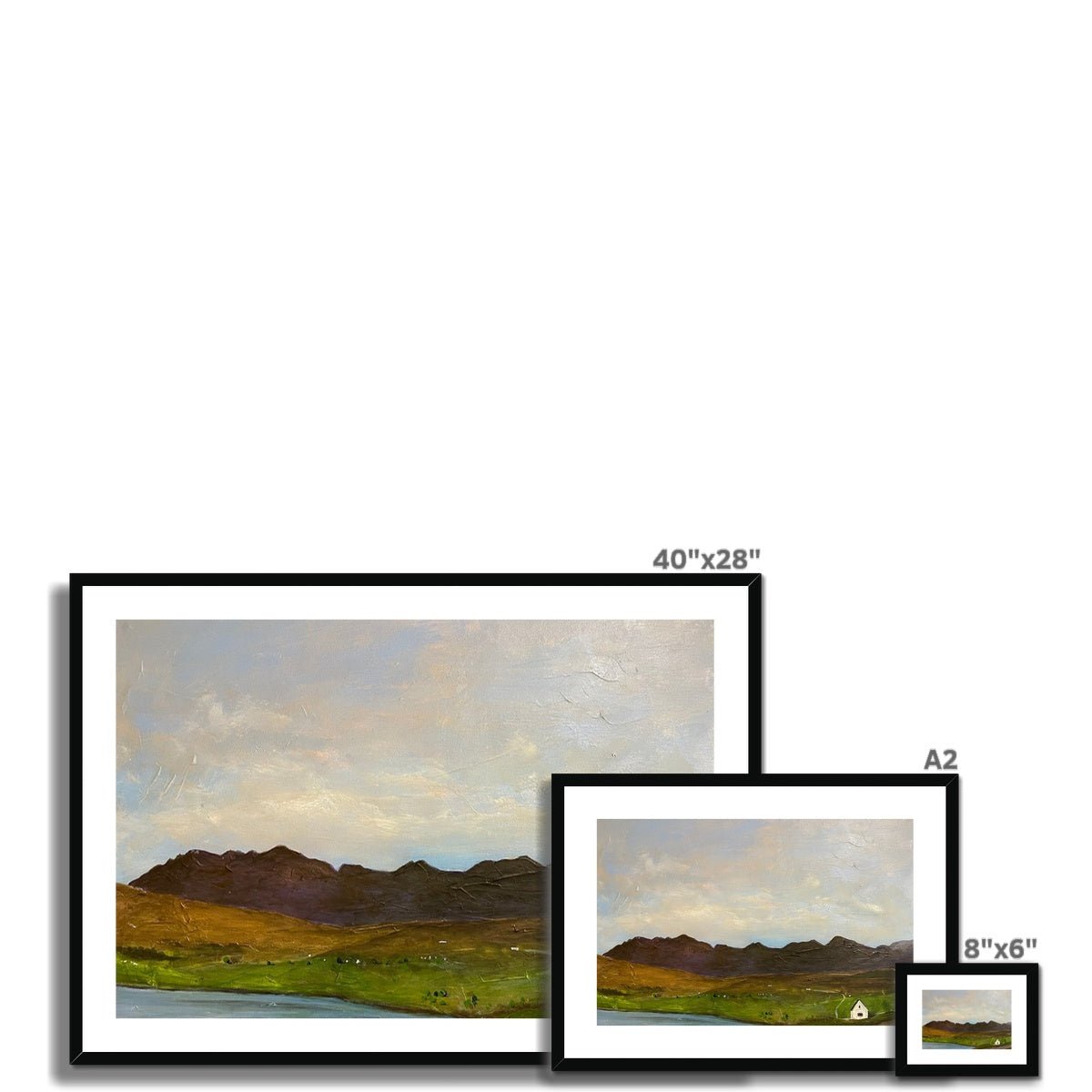 The Road To Carbost Skye Painting | Framed & Mounted Prints From Scotland