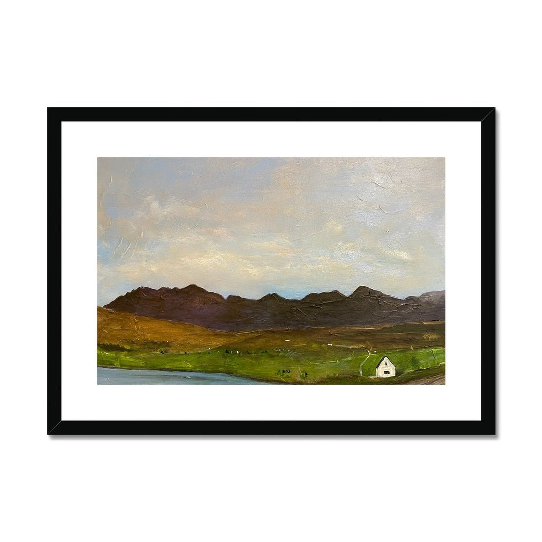 The Road To Carbost Skye Painting | Framed &amp; Mounted Prints From Scotland