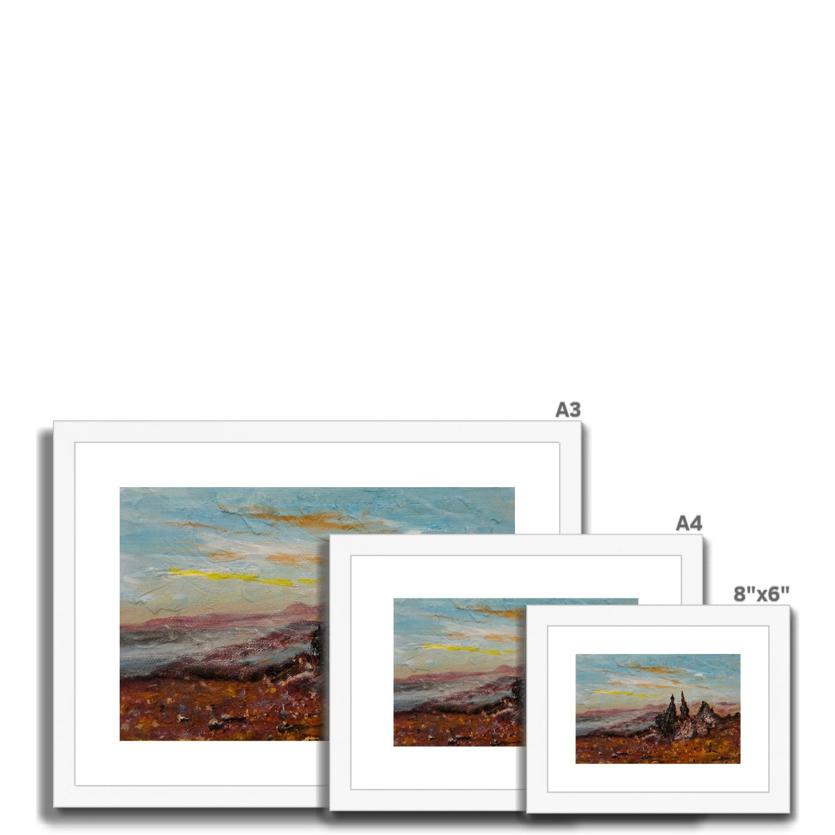 The Storr Skye Painting | Framed &amp; Mounted Prints From Scotland