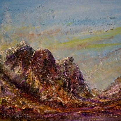 The Three Sisters Glencoe | Scotland In Your Pocket Art Print