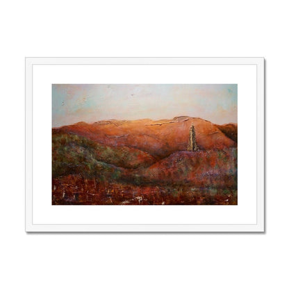 The Wallace Monument Painting | Framed &amp; Mounted Prints From Scotland