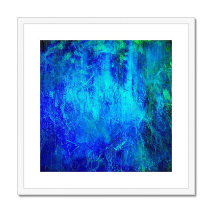 The Waterfall Abstract Painting | Framed &amp; Mounted Prints From Scotland