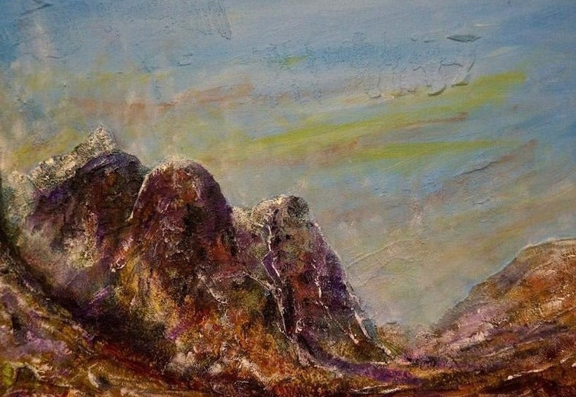 Three Sisters Glencoe Art Prints from my Glencoe Art Gallery Collection