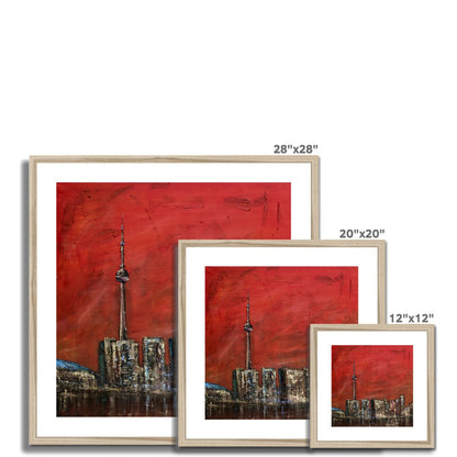 Toronto Sunset Painting | Framed &amp; Mounted Prints From Scotland