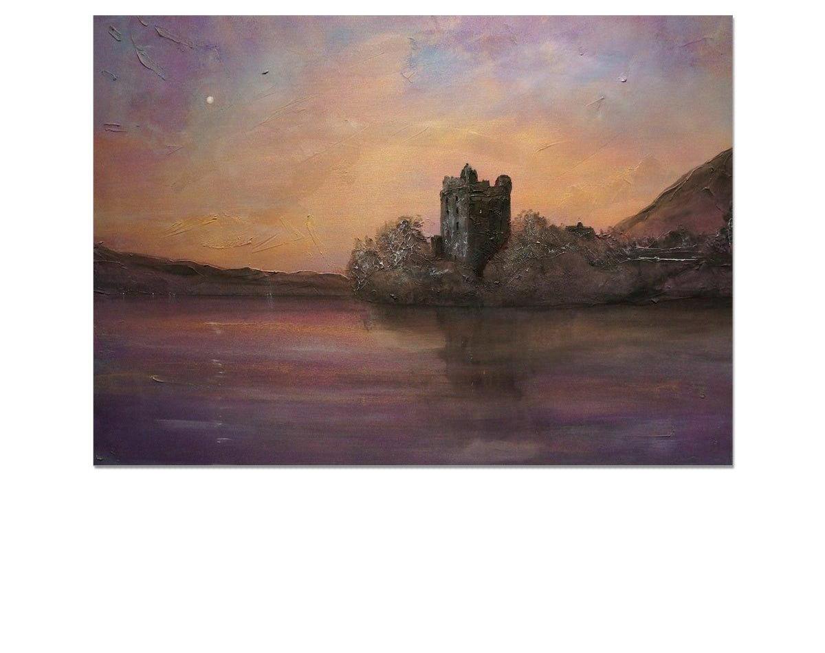 Urquhart Castle Moonlight Art Prints