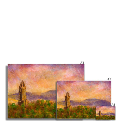 Wallace Monument Dusk Prints