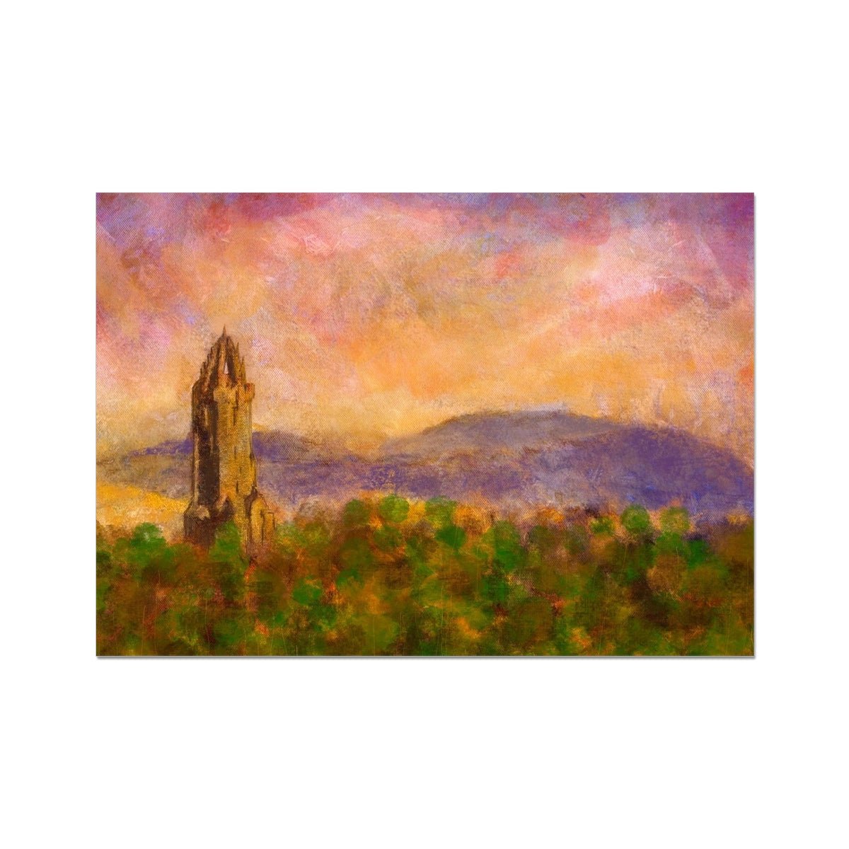 Wallace Monument Dusk Prints