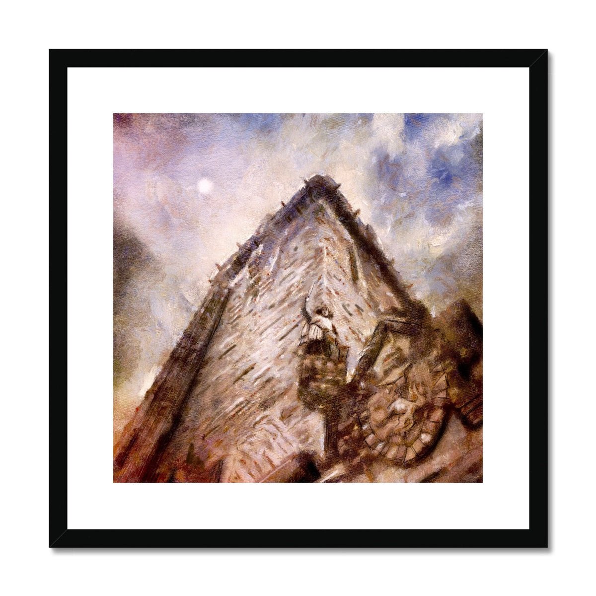 Wallace Monument Moonlight Painting | Framed & Mounted Prints From Scotland