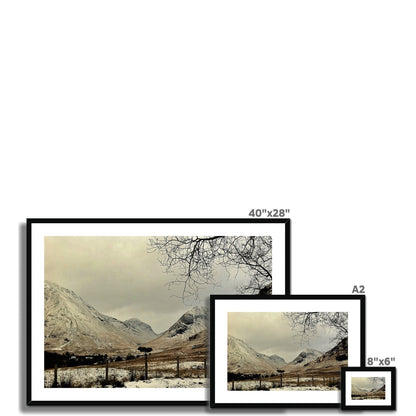 Winter In Glencoe Scottish Landscape Photography | Framed &amp; Mounted Prints From Scotland